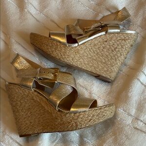 Michael Kors Metallic Gold Sandals